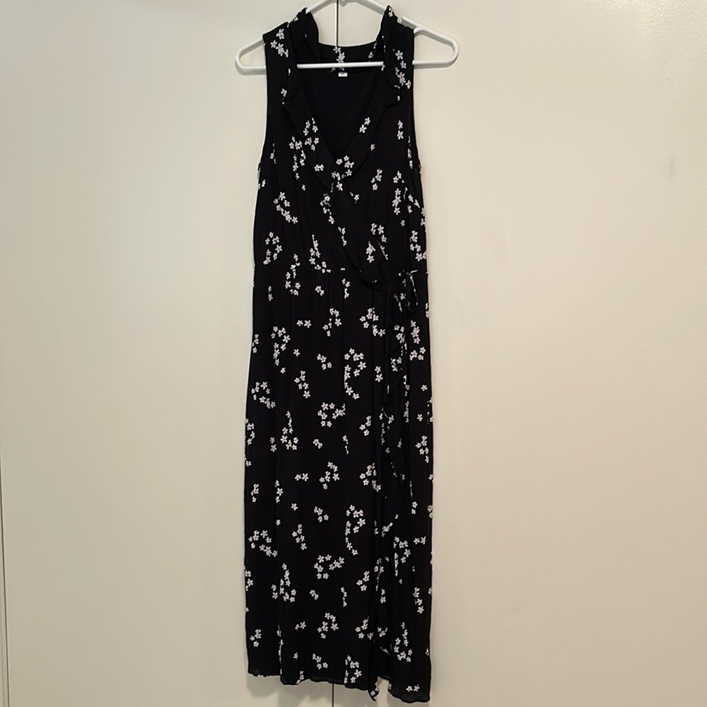 J.Jill blank floral maxi dress size small petite